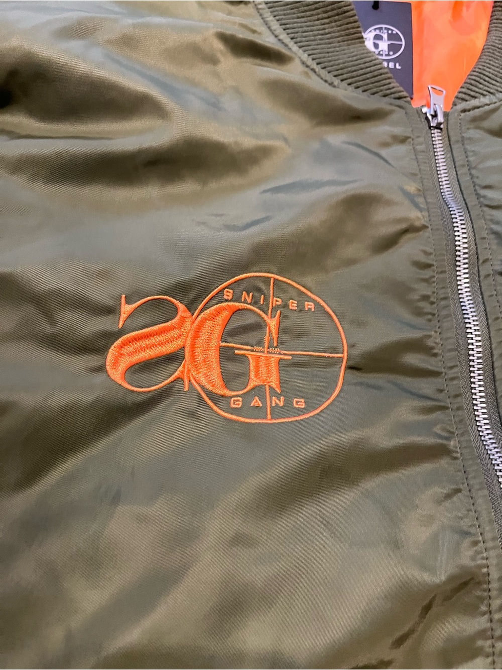 Kodak Black/Sniper Gang SKRT Varsity Bomber Jacket Sz 3XL  New With Defects - Picture 6 of 12